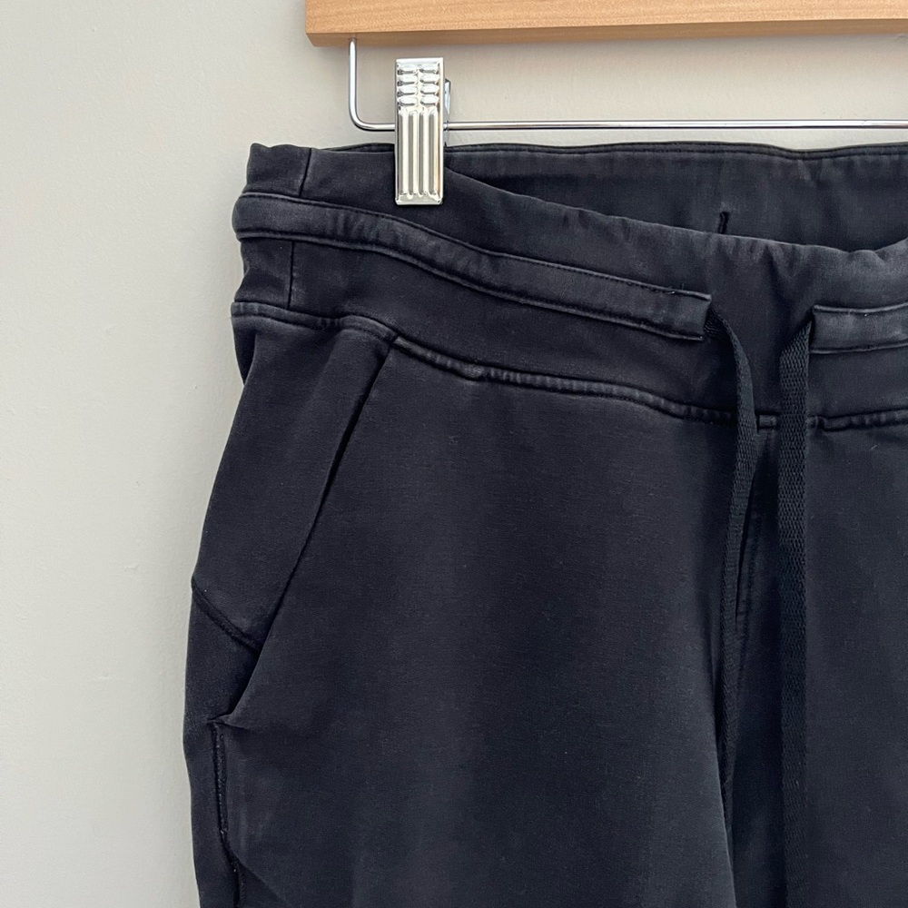 Lululemon Athletica Black Joggers, Size Small, Thick Buttery Stonewashed Fabric
